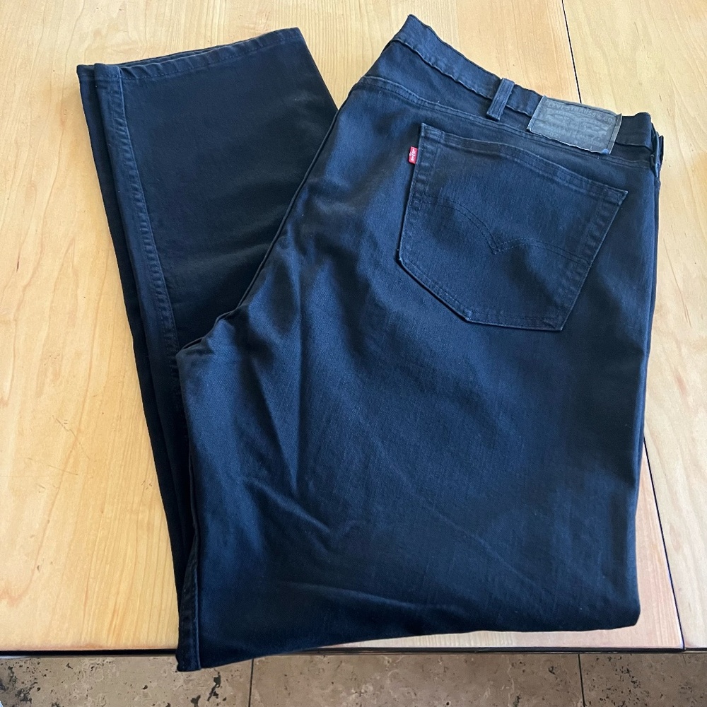 NWOT Men's Big & Tall Levi's 502 Black - Size 46x34